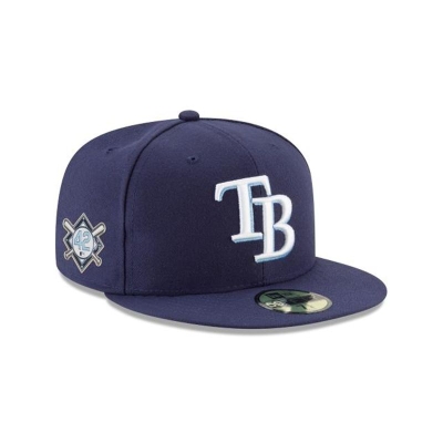 Tampa Bay Rays Gorra | New Era MLB Jackie Robinson Day 59fifty Fitted Cap Mexico - Azules